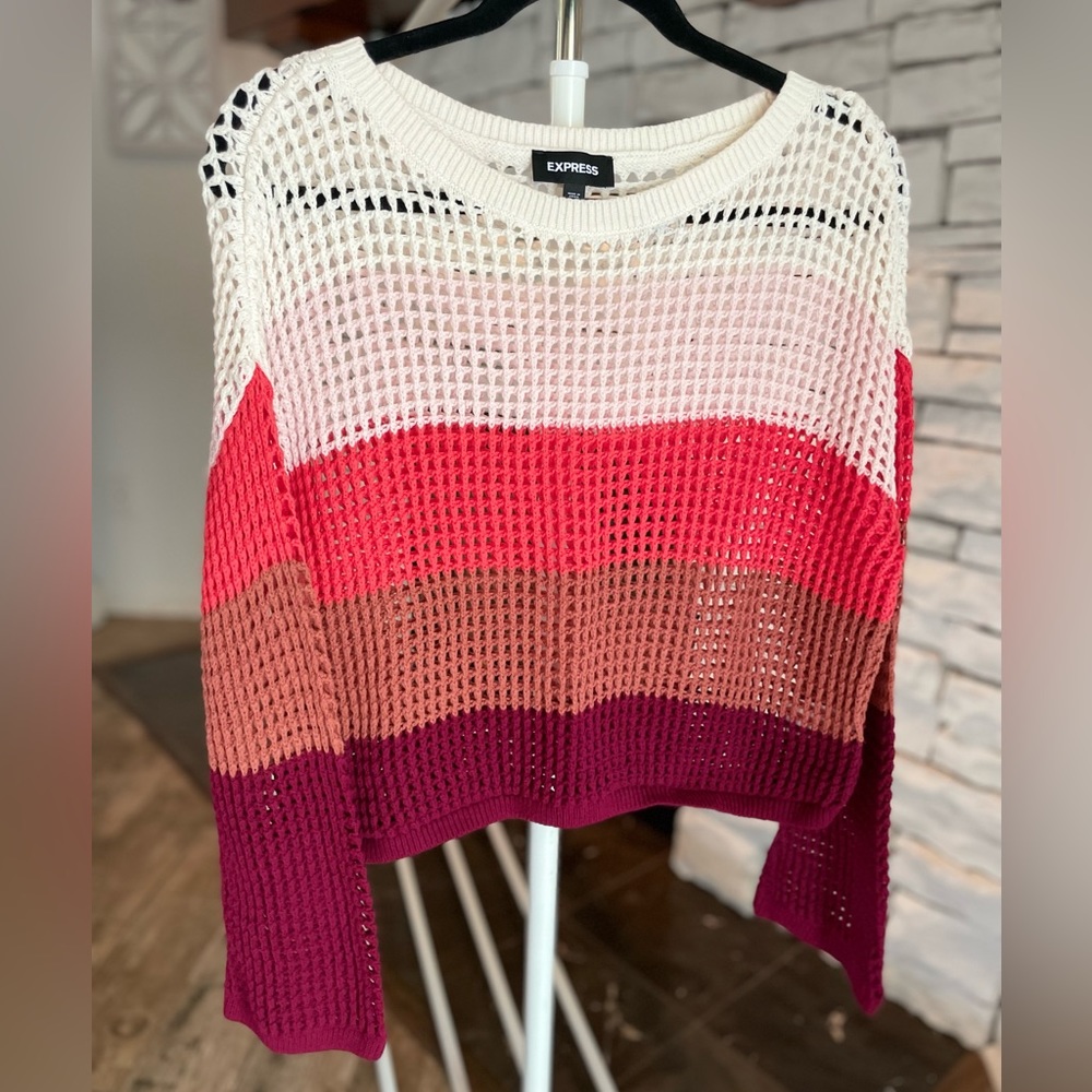 Express color block sweater